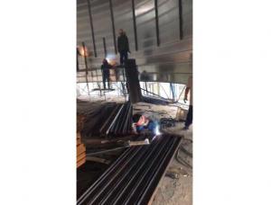 16米直徑高度25.米緊張施工中！